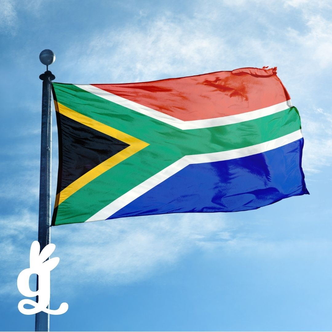 South African Symbols Three-Part Cards